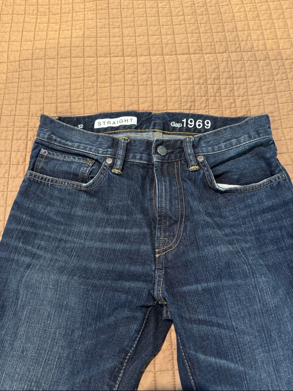 GAP Men's Straight Indigo Blue Jeans 30x32